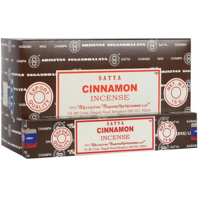 Shrinivas Satya Vonné tyčinky Cinnamon Skořice 15 g – Hledejceny.cz
