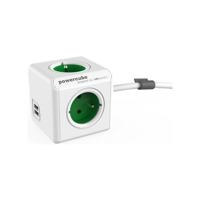 PowerCube Extended USB 1,5 m zelená – Hledejceny.cz