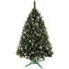 Vánoční stromek Nohel Garden Stromek BOROVICE umělý vánoční+šišky a stříbrné konce 180cm