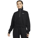Nike W NSW PHNX FLC QZ CROP BLACK/SAIL – Zboží Mobilmania