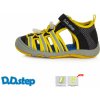 Dětské trekové boty D.D.Step chlapecké rychleschnoucí sandály JAC65-257A černá