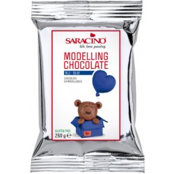 Saracino Modelovací čokoláda modrá 250 g