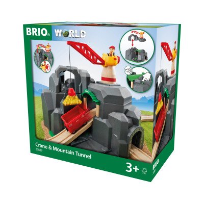 Brio World Jeřáb a horský tunel – Zbozi.Blesk.cz