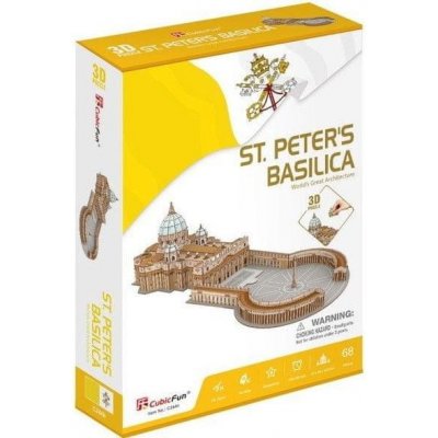 CubicFun 3D puzzle Bazilika svatého Petra 68 ks – Sleviste.cz