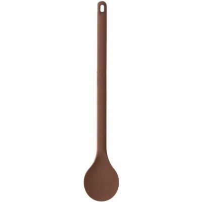 Orion Vařečka silikon kulatá 28 cm hnědá – Sleviste.cz