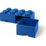 LEGO® Úložný box 250 x 502 x 181 se šuplíky tmavě modrá – Zboží Dáma