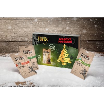 Jihočeské Jerky Vánoční masové potěšení 10 x 20 g