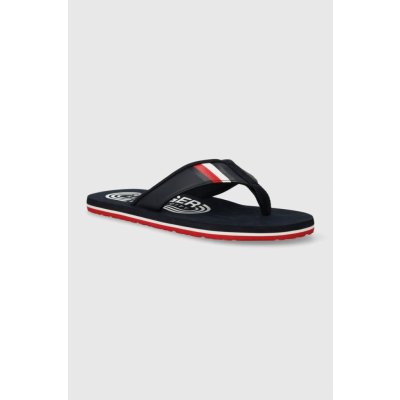 Tommy Hilfiger RWB PADDED BEACH SANDAL pánské Žabky tmavomodrá – Zboží Mobilmania