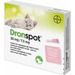 Dronspot Spot-on Cat 30 / 7,5 mg 2 x 0,35 ml – Zboží Mobilmania