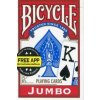 Hrací karty - poker Bicycle Bee Jumbo index hrací karty na poker Červená