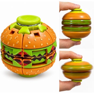 Fidget spinner hamburger – Zboží Mobilmania