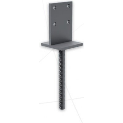 Hašpl Patka kotevní do betonu T 90x90x4,0 – Sleviste.cz