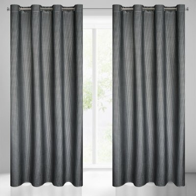 EUROFIRANY ZATEMŇOVACÍ ZÁVĚS NA KROUŽCÍCH DARCY 140X250 CM VZOROVANÝ – Hledejceny.cz