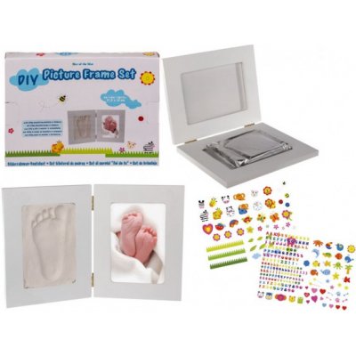 Dětský set na otisky a fotku 13x18cm BabyKeepsake růžový Innova Editions Ltd