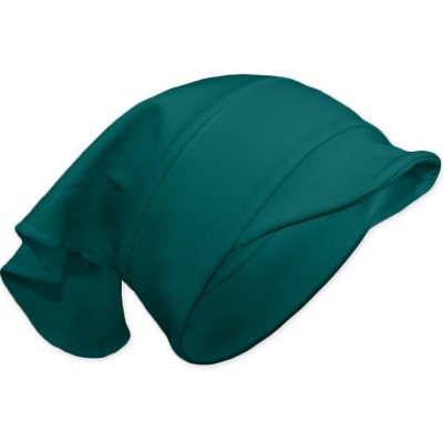 Dětský šátek s kšiltem zeleno-modrá – Sleviste.cz