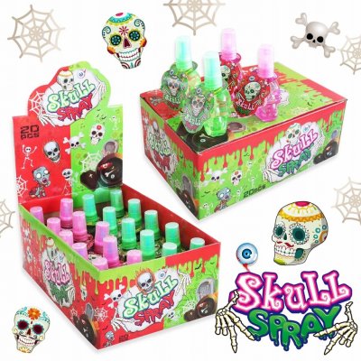 Skull spray Halloween tekuté sladkosti 500 g – Zboží Dáma