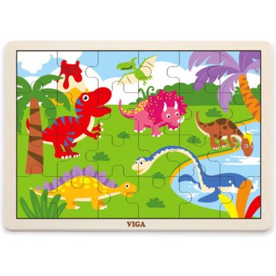 Popron.cz puzzle 16 dílků dinosauři – Zbozi.Blesk.cz