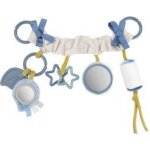 Canpol babies závěsná plyšová hračka s rolničkou a zrcátkem Pastel Friends modrá – Zboží Mobilmania
