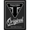 Obraz Postershop Plechová cedule: Triumph (Original Motorcycles) - 30x40 cm