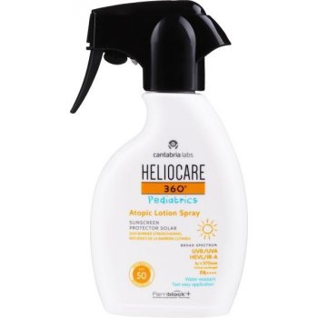 Heliocare dětské opalovací mléko spray pro citlivou a atopickou pokožku SPF50 360° (Atopic Lotion Spray) 250 ml