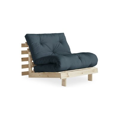 Karup Root raw bezbarvé futon petrol blue 757 – Zboží Dáma
