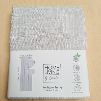 Luxusní hotový závěs HOME LIVING béžovo šedá 140 x 245 cm – Hledejceny.cz