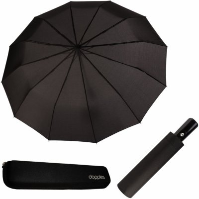 Doppler Magic Fiber Major černý s pouzdrem pánský plně automatický deštník černý – Zboží Mobilmania