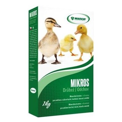 MIKROS - Drůbež - Krmivo s vitamíny a minerály 1 kg – Zbozi.Blesk.cz