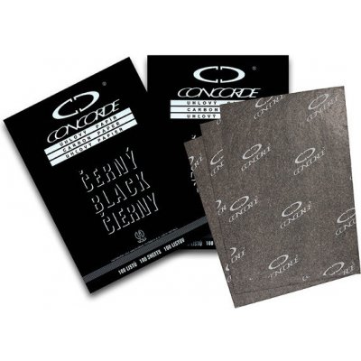 Uhlový papír A4 černý 50ks 112090 – Zboží Živě