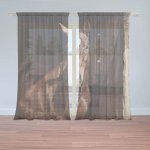 Sablio Záclony Kůň ve stáji: 2ks 150x250cm – Hledejceny.cz