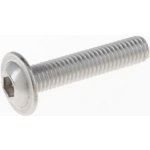 ŠROUBY S PŮLKULATOU HLAVOU S VNITŘNÍM ŠESTIHRANEM S PODLOŽKOU AN 9084/A2 6x50mm – Zboží Mobilmania