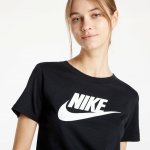 Nike sportswear Essential Icon Future tee black / white – Sleviste.cz