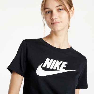 Nike sportswear Essential Icon Future tee black / white