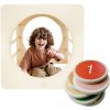 Montessori smyslová pomůcka Tuktuk Montessori set WD10-WD13 - montessori kostka a balanční kameny 6ks