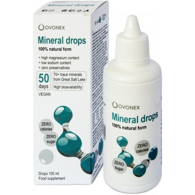 Ovonex Mineral Drops elektrolyt 100% přírodní koncentrát 100 ml – Zbozi.Blesk.cz