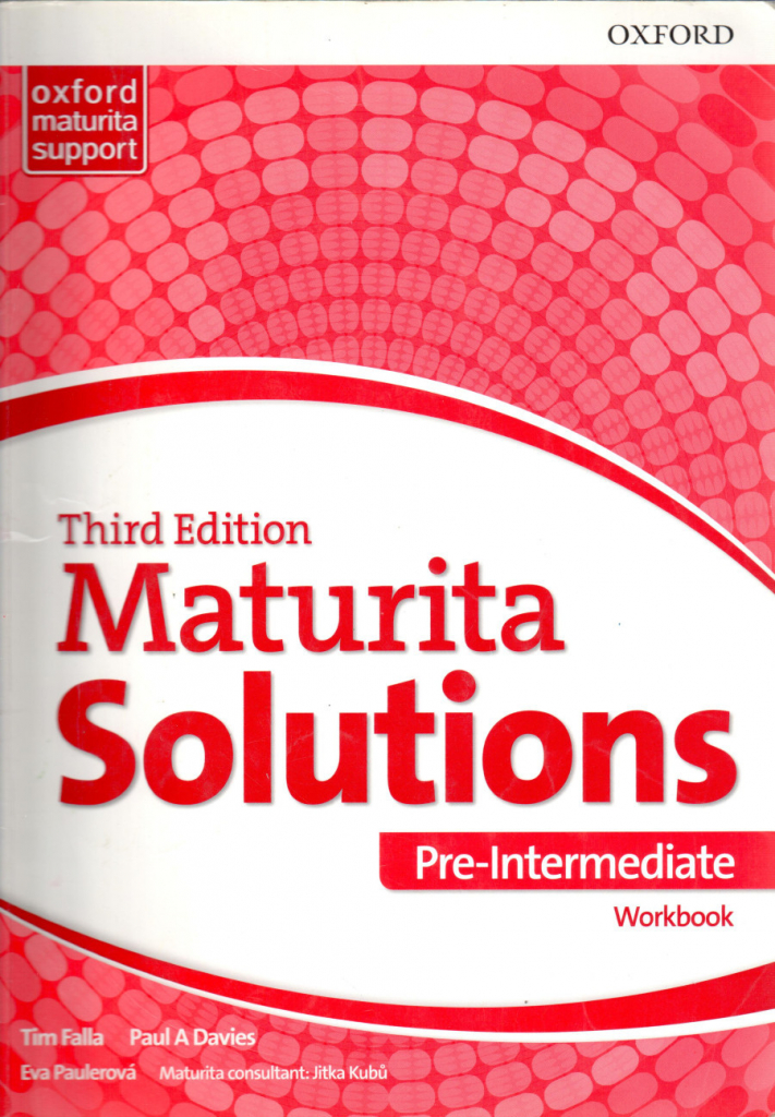 Maturita Solutions 3rd Edition Pre-Intermediate Workbook Czech Edition