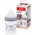 Nuk Perfect Match láhev s kontrolou teploty šedá 150 ml – Zboží Dáma