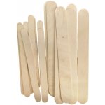 Dřevěné špachtle na míchání 50 ks Velikost: 0,9 x 11 cm – Sleviste.cz