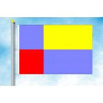LIBEA, s.r.o. Nitrianský kraj vlajka Rozměr: 60×90 cm, Uchycení: Karabiny na stožár – Hledejceny.cz