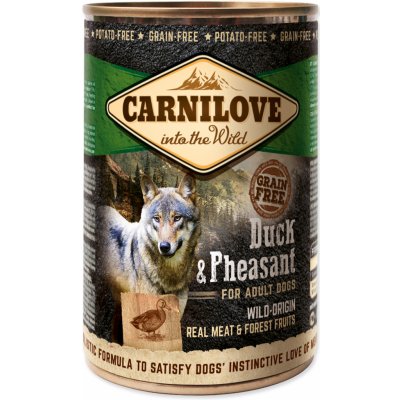 Konzerva CARNILOVE Dog Wild Meat Duck Pheasant 400 g