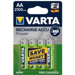 Varta Power AA 2100 mAh 4ks 56706101404 – Zboží Mobilmania