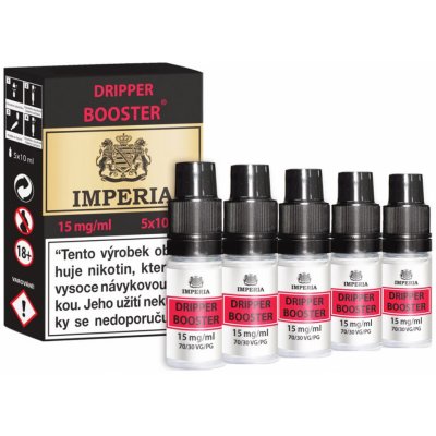 Dripper Booster IMPERIA 5x10ml PG30-VG70 15mg – Hledejceny.cz