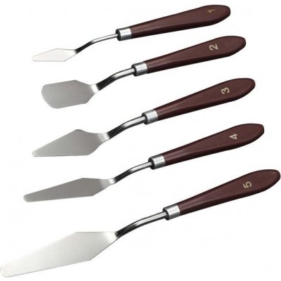 Malířská špachtle sada 5 malířských nožů – Zboží Mobilmania