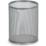 ZELLER Stojánek na tužky kovový stříbrný 11 × 13,5 cm – Zboží Dáma