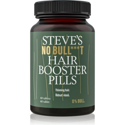 Steve's No Bull***t Hair Booster tablety na vlasy 60 tablet – Hledejceny.cz