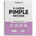 Breakout+aid XL Náplasti na ošetření problematické pleti s kyselinou salicylovou a retinolem 5 ks – Sleviste.cz