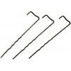 GTEX Ocelové kotvící skoby do země GEOPIN 20cm × 4mm – balení 100 ks