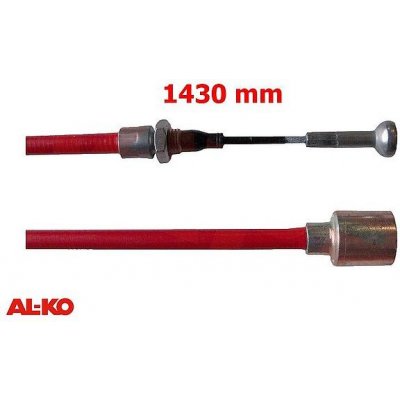 AL-KO Lanovod brzdový Profi Long life 1430/1626 mm rychlomont. s čočkou – Zboží Mobilmania