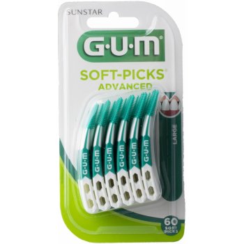 GUM Soft Picks Advanced Large mezizubní kartáčky 60 ks