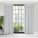 HOTOVÁ ZÁCLONA NA KROUŽKÁCH MOON 140X250 CM BÍLA – Zboží Mobilmania